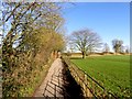 SU1069 : Footpath from the car park to the village by Steve Daniels