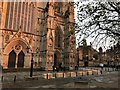 SE6052 : Late winter afternoon outside York Minster by Jonathan Hutchins