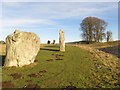 SU1069 : Standing stones in Avebury by Steve Daniels