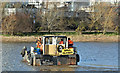 J3473 : The "Cuan Spirit", River Lagan, Belfast (February 2018) by Albert Bridge