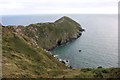 SM8123 : Dinas Fawr from the coast path by Simon Mortimer