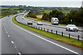 SH4672 : Westbound A55 near to Pentre Berw by David Dixon