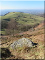 SJ1656 : 'Great Stone' boundary stone below Garreg Lwyd by John S Turner