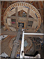 TL4574 : Great Mill, Haddenham - brake wheel and wallower by Chris Allen