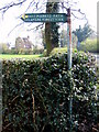 SJ5064 : Delamere Youth Hostel fingerpost on the A51 - now gone (1) by John S Turner