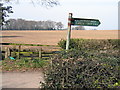 SJ5064 : Delamere Youth Hostel fingerpost on the A51 - now gone (2) by John S Turner