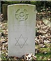 TG2008 : Commonwealth war grave in the Jewish section by Evelyn Simak