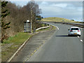 NH7239 : Bus Stop on the A9 near Daviot by David Dixon