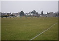 NH8756 : Football pitch, Farmers' Showfield by Craig Wallace