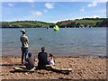 SX9072 : Watching the sailing from Luxtons Steps, Teign Estuary by Robin Stott