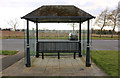 NS3528 : Shelter at Monkton & Prestwick New Cemetery by Billy McCrorie