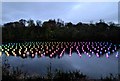 SP4315 : View of Aether & Hemera's "Voyage" on the Lake, Blenheim Palace by J W