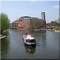 SP2054 : Stratford-upon-Avon: the Avon and the Royal Shakespeare Theatre by John Sutton