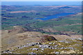 SH8624 : View of northern ridge descending from Aran Benllyn by Andrew Hill