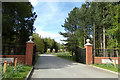 TM2241 : Entrance to Seven Hills Crematorium by Geographer