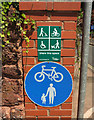 SX8961 : Pictograms, Marine Parade, Preston by Derek Harper