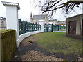 NS2776 : Greenock Cemetery Gates renovation by Thomas Nugent