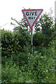 TM3775 : Roadsign on Grange Road by Geographer