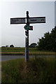 TM3775 : Signpost on Grange Road by Geographer