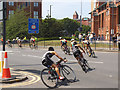 SE2933 : Leeds Triathlon 2018 - rounding the curve by Stephen Craven