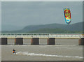 SD4579 : Kite surfer off Arnside by Karl and Ali