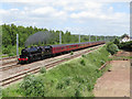 ST4487 : Railtour at Undy by Gareth James