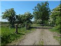 NS3977 : The end of a farm track at Kilmalid by Lairich Rig