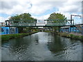 SP0482 : Contractor's footbridge, Worcester & Birmingham Canal by Christine Johnstone