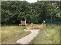 SJ8640 : Kissing gate near Trentham Gardens by Jonathan Hutchins