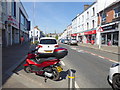 H4572 : Scooter, Market Street, Omagh by Kenneth  Allen