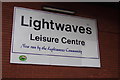 SE3321 : Lightwaves Leisure Centre sign by Geographer