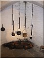 ST4938 : Cooking utensils in the Abbot's Kitchen, Glastonbury by Oliver Dixon