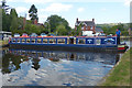 SJ2741 : A tight turn, Llangollen Canal, Froncysyllte by Robin Drayton