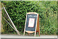 TM3669 : Sibton Church Notice Board by Geographer