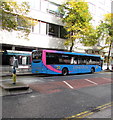 ST1876 : Edwards bus, Greyfriars Road, Cardiff city centre by Jaggery