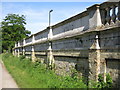 TQ1168 : Water processing infrastructure by the Thames Path opposite Swan's Rest Island by Mike Quinn