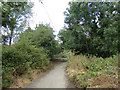 TL8328 : Nightingale Hall Road, Greenstead Green (Blocked) by Geographer