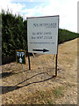 TL8427 : Nightingale Joinery sign on Earls Colne Airfield Road by Geographer