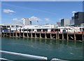 SZ6299 : The Wightlink dock in Portsmouth by Steve Daniels