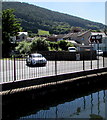 ST2193 : Brown direction sign at the edge of the canal, Pontywaun by Jaggery