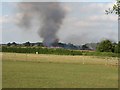 SK7926 : Farm fire near to Waltham on the Wolds 001 by Andrew Tatlow