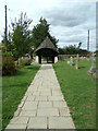 TM1134 : Entrance of St.Michael the Archangel Church by Geographer