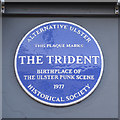 J5081 : Blue Plaque, Bangor by Rossographer