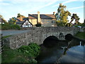 SO4158 : Mill Stream Bridge & Old Grammar School (Eardisland) by Fabian Musto