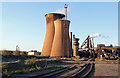 SE9109 : Appleby Frodingham Steelworks - blast furnace complex by Chris Allen