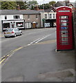 SO2914 : Grade II listed red phonebox, Brecon Road, Abergavenny by Jaggery