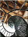 SP5106 : Oxford: spiral staircase within the Carfax Tower by Chris Downer