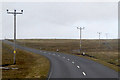 HP6005 : Telegraph Wires Crossing the A968 by David Dixon