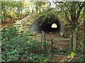 TQ5351 : Stile and tunnel near Sevenoaks by Malc McDonald