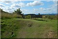 NS7994 : Mote Hill: western side of the ancient fort by Lairich Rig